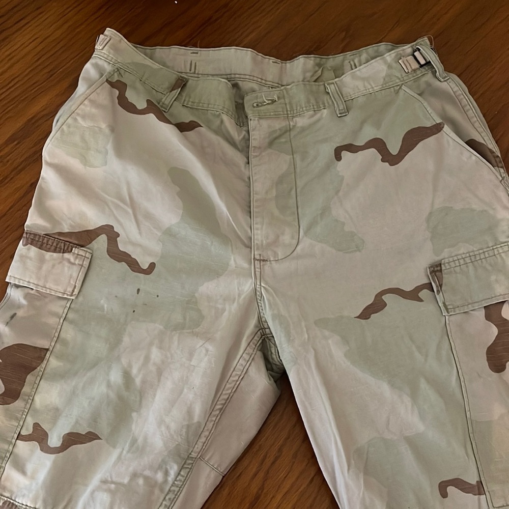 Camouflage Light Brown Cargo Pants